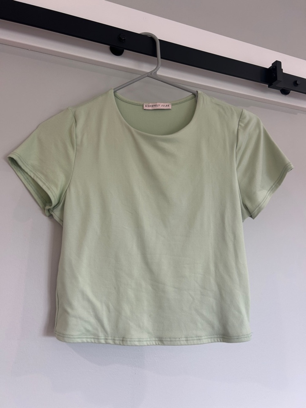Sincerely Jules Light Green Short Sleeve Tee